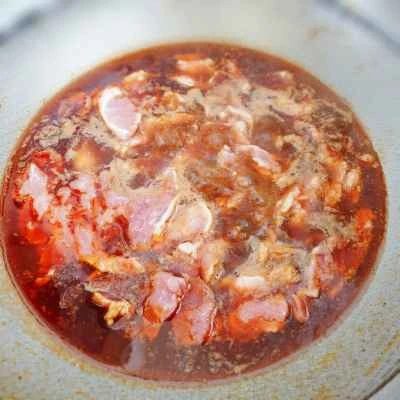 ゆで豚肉スライスの作り方：15