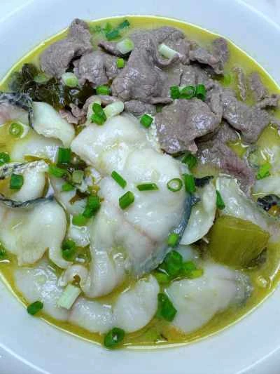 ザワークラウトと魚と牛肉のコンボの作り方：12