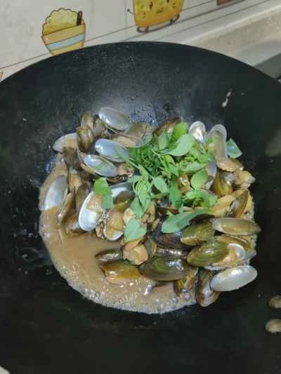 アサリのバジル炒めの作り方：10