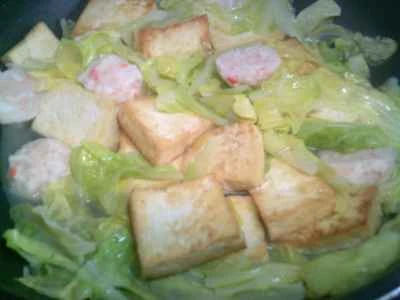 ロブスターテールボール、キャベツ、豆腐の作り方：12