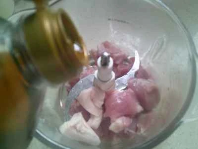 からし菜の漬物、揚げグルテン、肉詰め、ゆで枝豆の作り方：4