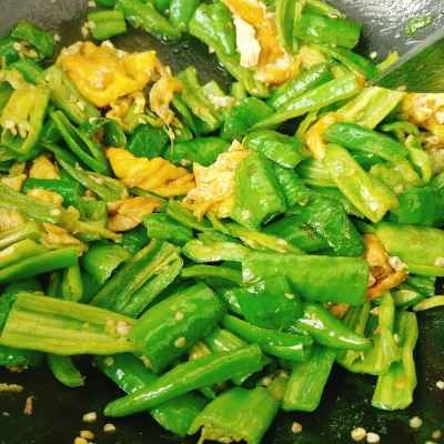 唐辛子入り卵炒めの作り方：6