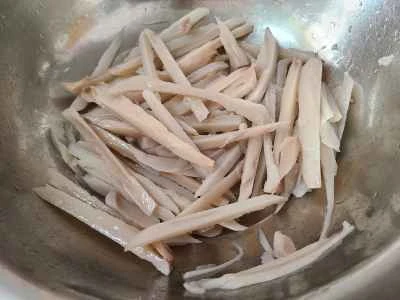 レンコンと豚肉の細切り炒めの作り方：5