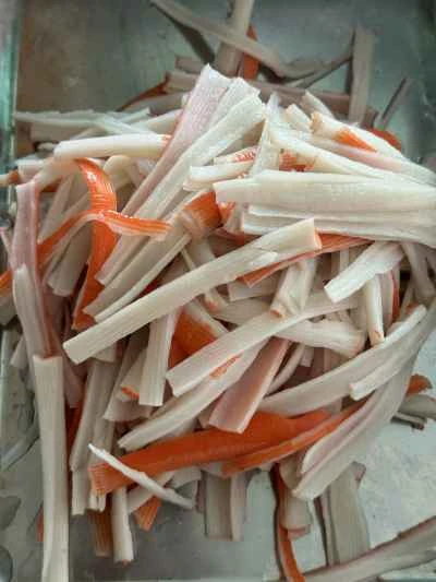 カニカマと豆腐のキャセロールレシピ手順：3