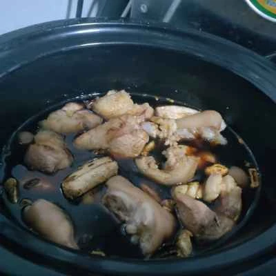 黒米酢生姜豚足の作り方：4