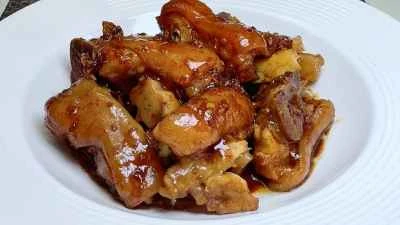 ニンニク風味の豚足の作り方：12