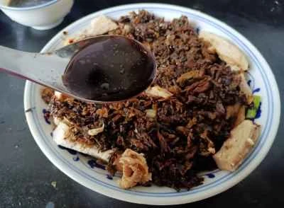 自家製豚バラ肉の煮込みとマスタードグリーンの塩漬け レシピ手順: 10