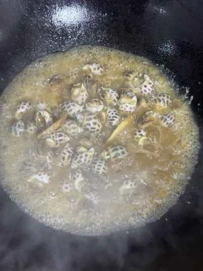 ニンニクとマスタードのツブ貝の作り方：10