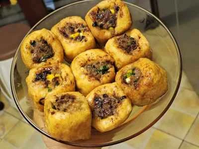 詰め物豆腐のレシピ手順：5