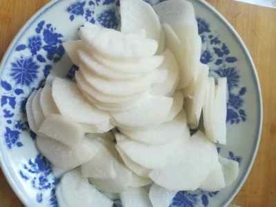 羊肉と水菜の炒め物の作り方：2