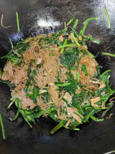 ニラ入り焼きそばの作り方：14