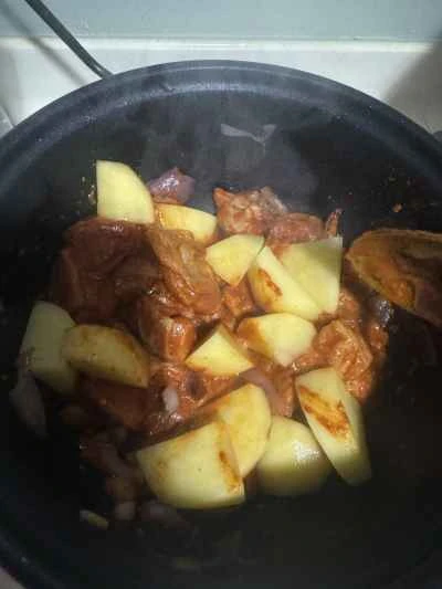 シンプルなカレーチキンのレシピ手順:4