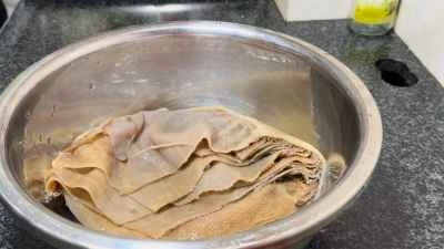 乾燥豆腐の作り方：2