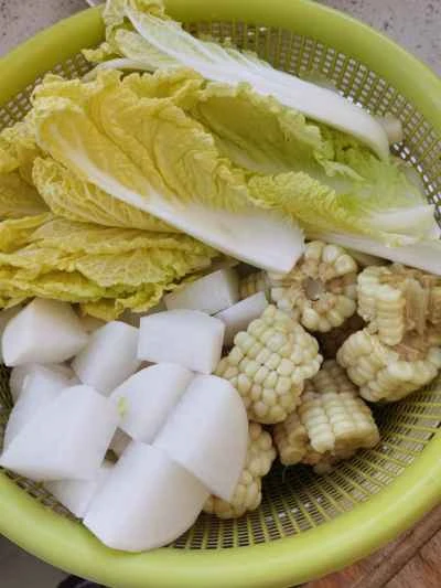 ラムの背骨の鍋の作り方：9