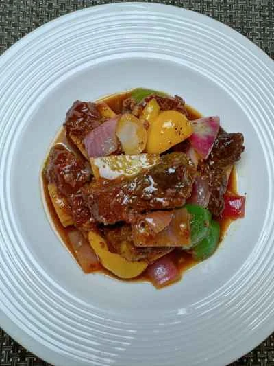 ブラックペッパービーフリブのレシピ手順：14