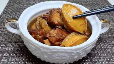 アワビ入り豚スペアリブの煮込みの作り方：12