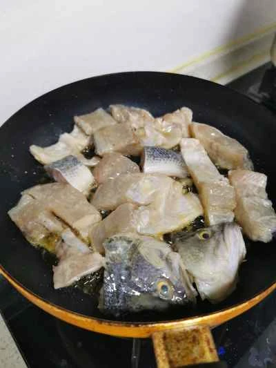 スズキのネギ炒めの作り方：8