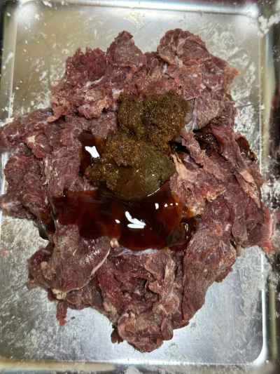 サテビーフと豆腐のキャセロールの作り方：3