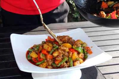 四川風鶏肉とジャガイモの煮込み レシピ手順：7