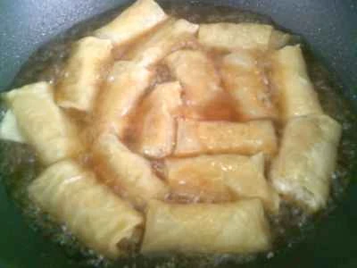 豆腐の皮の煮込み巻きの作り方：16