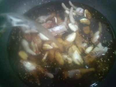 カタツムリと鶏足の炒め物の作り方：12